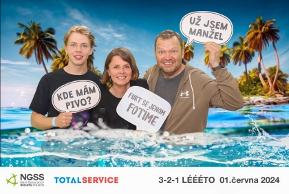Fotokoutek na dětský den Total Service 2024
