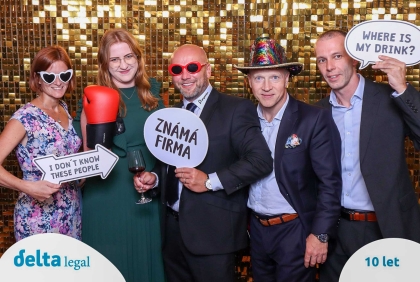 Fotokoutek na event Delta legal 10 let