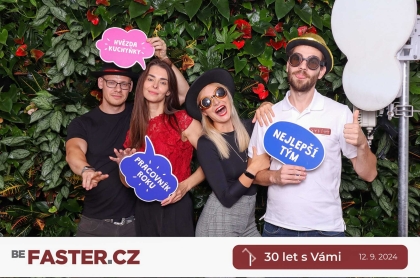 Fotokoutek pro Be Faster  - 30 let s Vámi