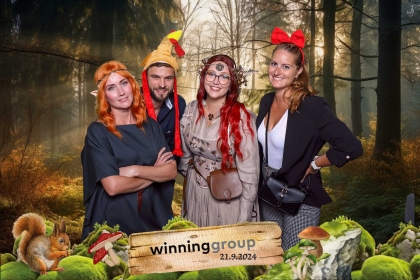 Fotokoutek na family day Winning Group 2024