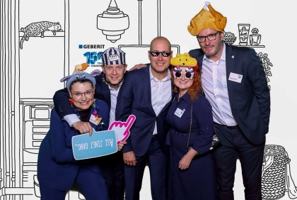 Fotokoutek na event Geberit 150 years