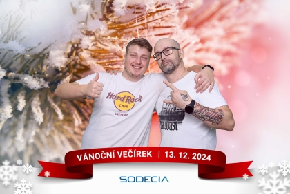 Fotokoutek na vánoční večírek Sodecia 2024