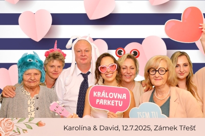 Svatba 12. 7. 2025, Karolína & David, zámek Třešť