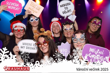 Fotokoutek na vánoční večírek Bauhaus | 28. 11. 2025