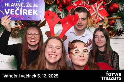 Fotokoutek na vánoční večírek | 5. 12. 2025