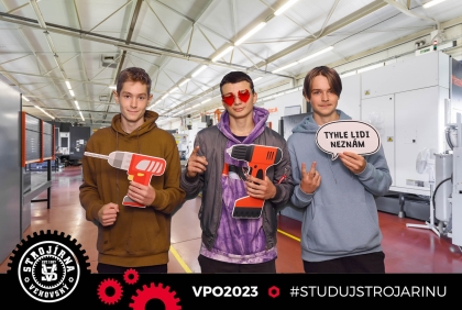 Fotokoutek na veletrh pro VPO2023 #studujstrojarinu